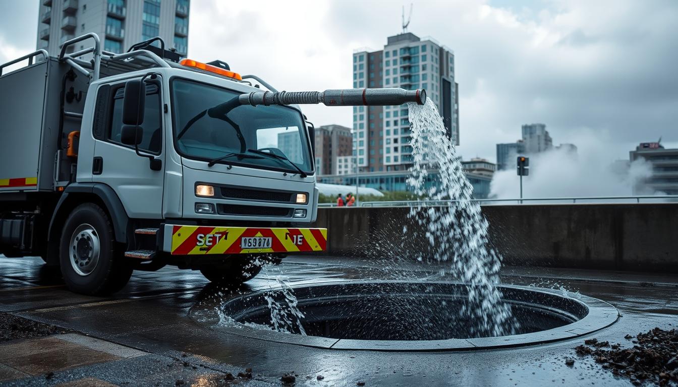 Hidrojateamento de Esgoto